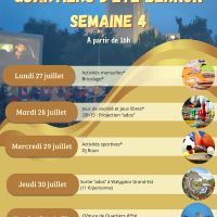 Quartiers d’été Maison Pour Tous - Semaine 4