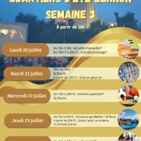 Quartiers d’été Maison Pour Tous - Semaine 3