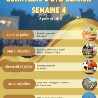 Quartiers d’été Maison Pour Tous - Semaine 4