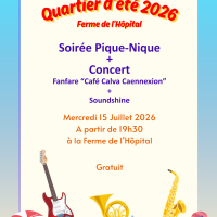 Quartiers d’été Ferme de l'Hôpital - soirée