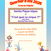 Quartiers d’été Ferme de l'Hôpital - soirée