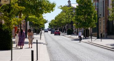 cycliste avenue de Champagne